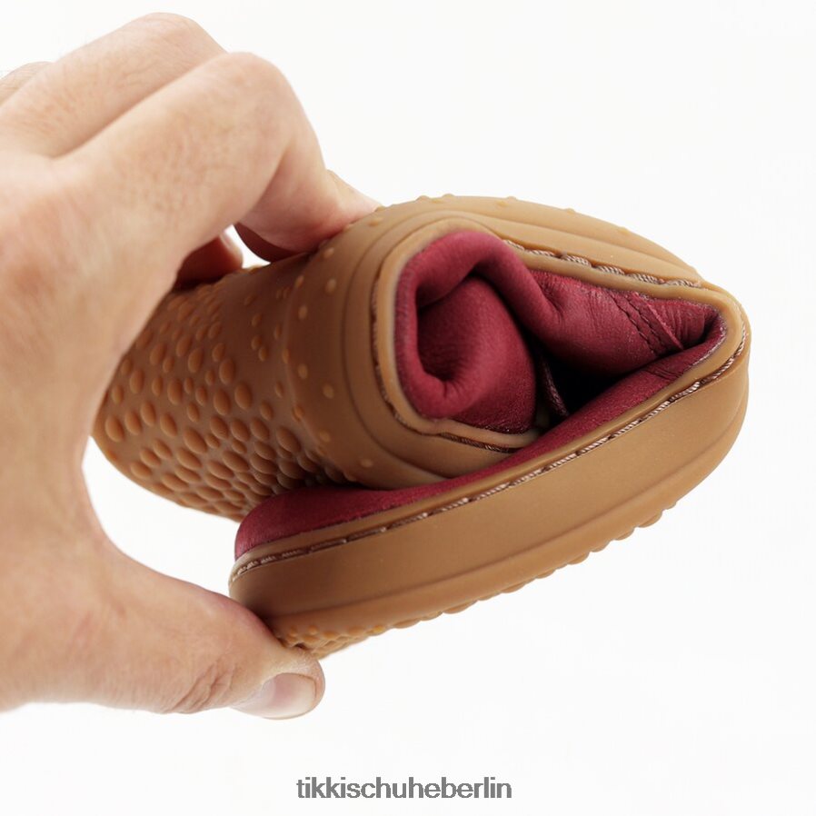 Tikki Erwachsene Jay-Leder ZX0D4D202 Schuhwerk Burgund