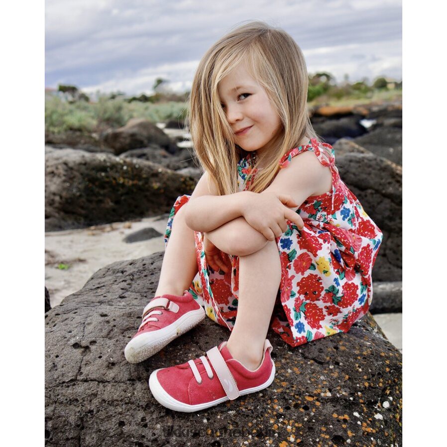 Tikki Erwachsene vegane Schuhe Harlekin ZX0D4D154 Schuhwerk Scharlach