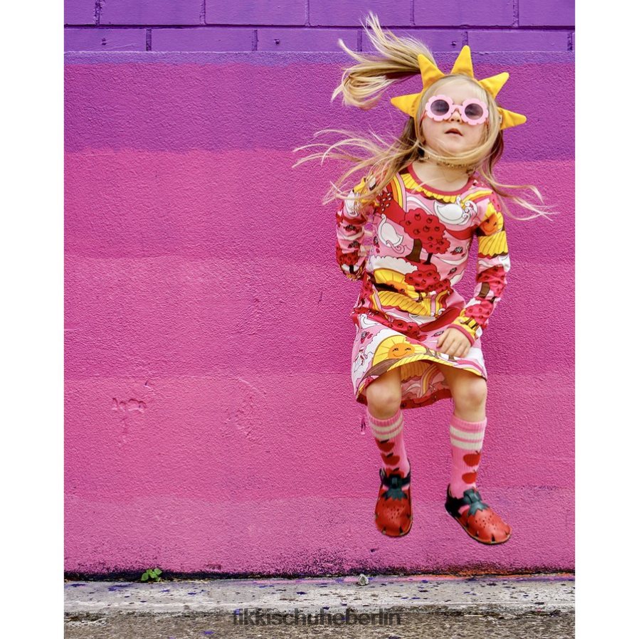 Tikki Kinder Aranya-Leder ZX0D4D69 Schuhwerk Erdbeere