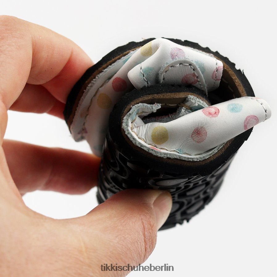 Tikki Kinder Outlet Mariposa-Leder ZX0D4D79 Schuhwerk Konfetti