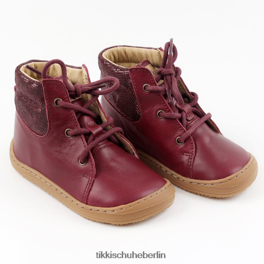 Tikki Kinder Barfußstiefelkäfer ZX0D4D194 Schuhwerk Kirsche