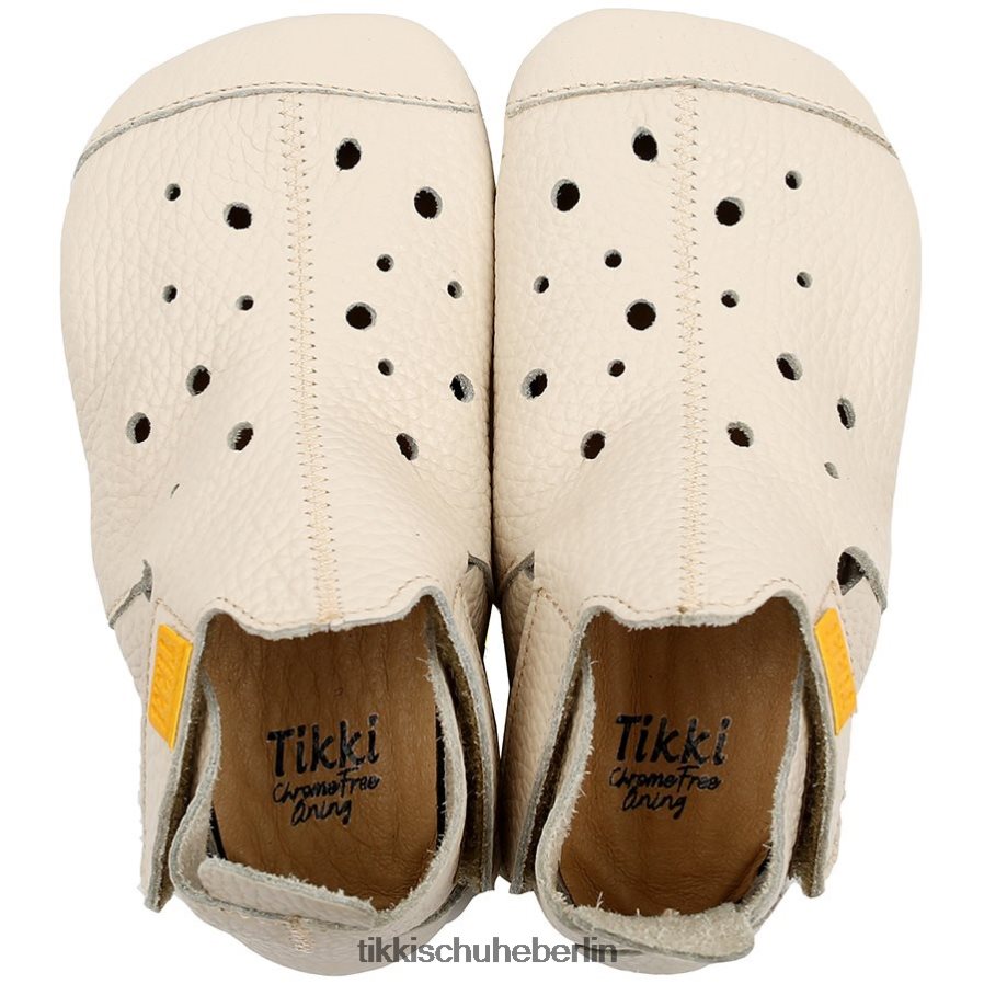 Tikki Kinder Ziggy v1 Leder ZX0D4D1 Schuhwerk Creme