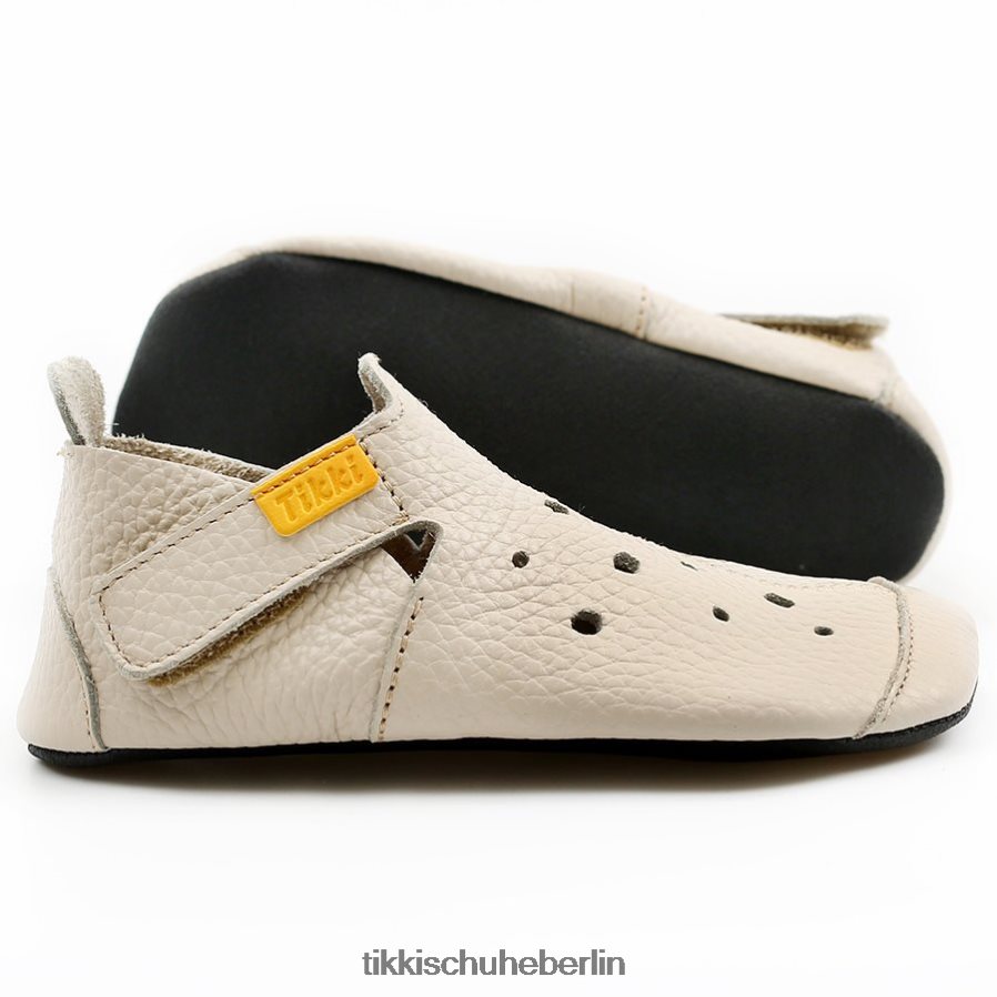 Tikki Kinder Ziggy v1 Leder ZX0D4D1 Schuhwerk Creme