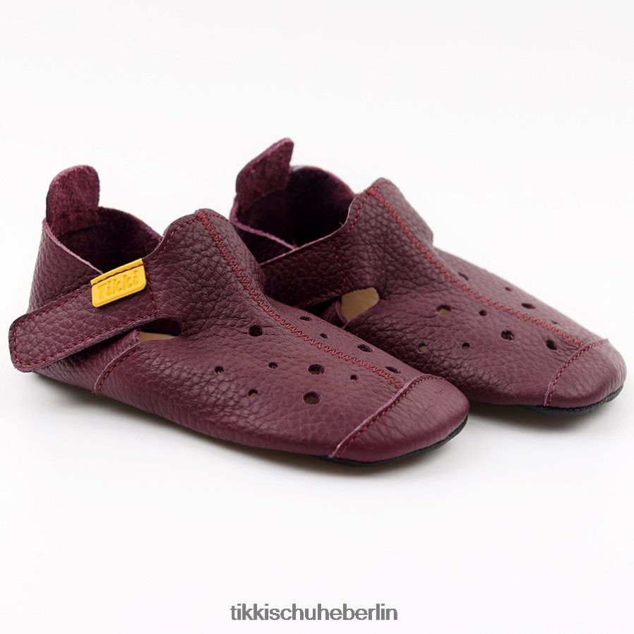 Tikki Kinder Ziggy v1 Leder ZX0D4D53 Schuhwerk Pflaume