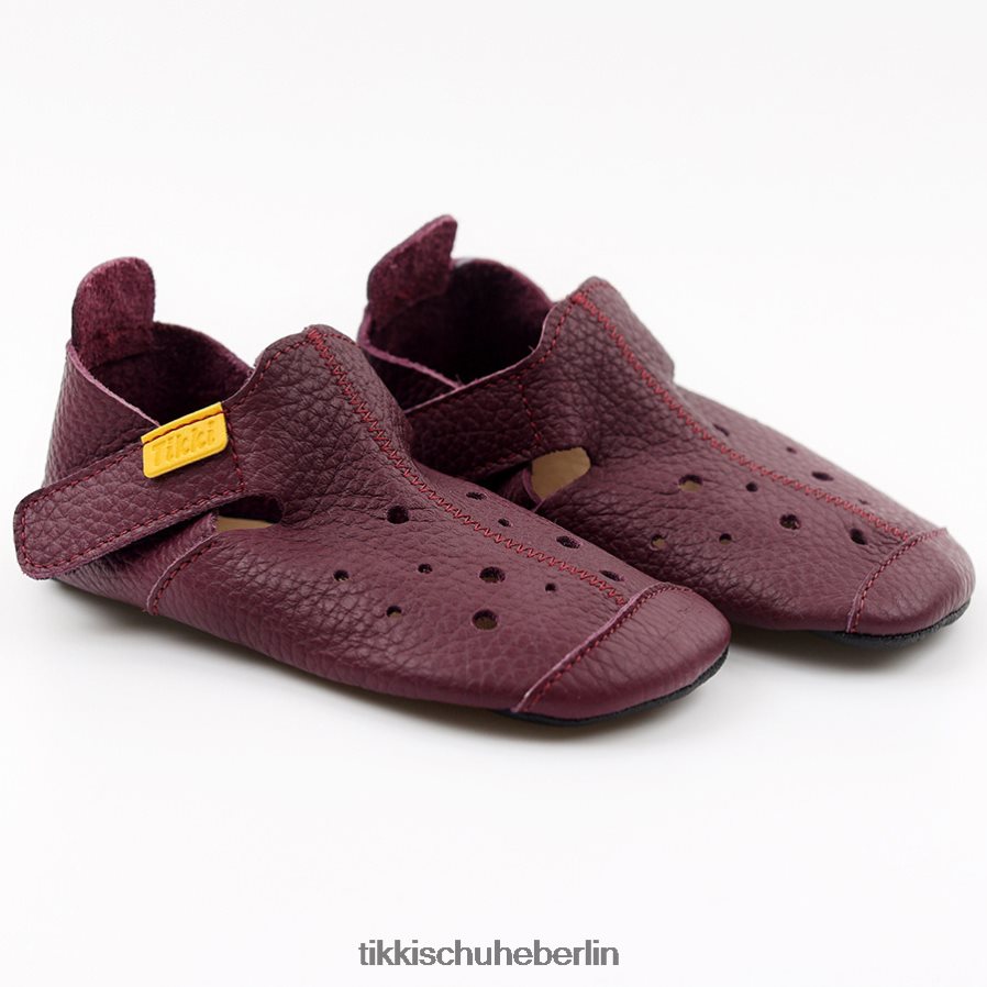 Tikki Kinder Ziggy v2 Leder ZX0D4D21 Schuhwerk Pflaume