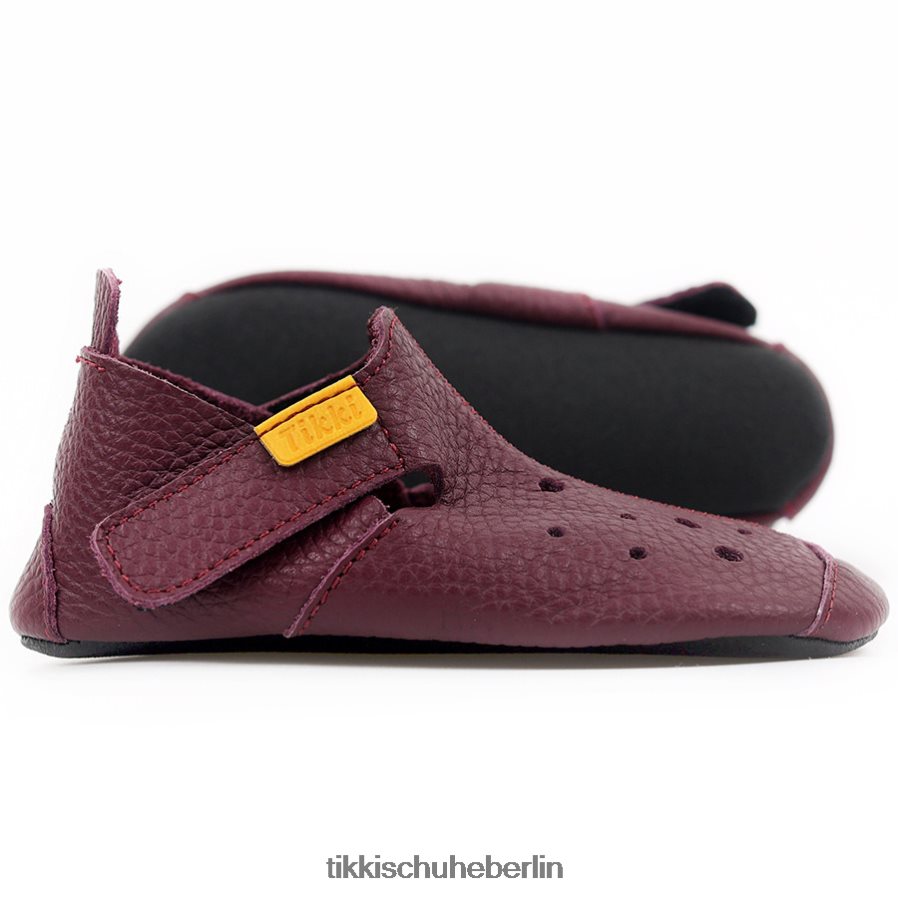 Tikki Kinder Ziggy v2 Leder ZX0D4D21 Schuhwerk Pflaume