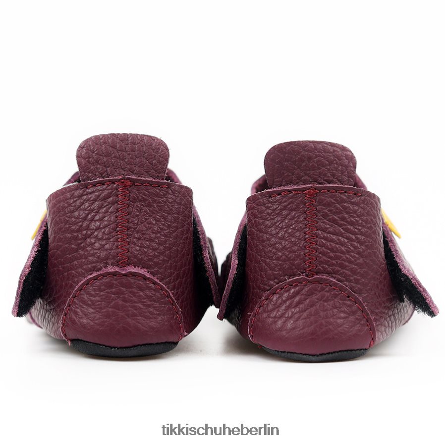 Tikki Kinder Ziggy v2 Leder ZX0D4D21 Schuhwerk Pflaume