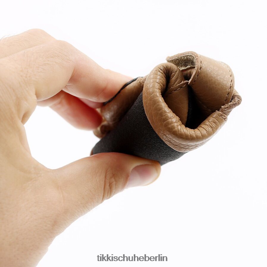 Tikki Kinder Ziggy v2 Leder ZX0D4D34 Schuhwerk Cappuccino