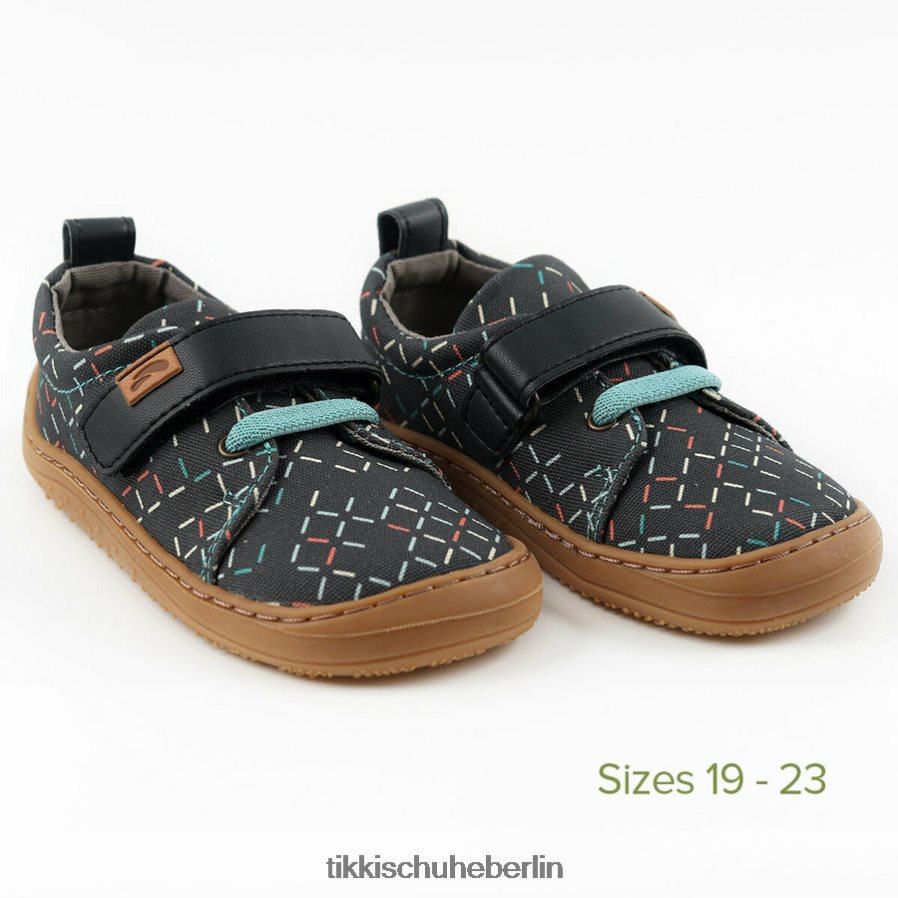 Tikki Kinder vegane Schuhe Harlekin ZX0D4D118 Schuhwerk Linien