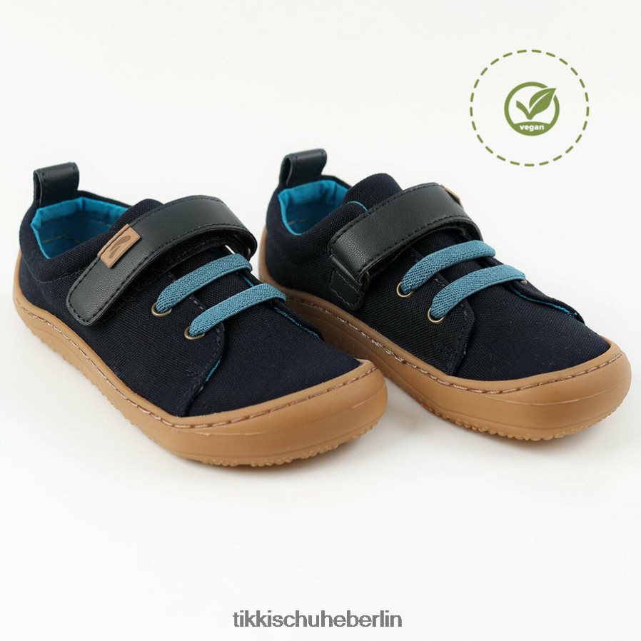 Tikki Kinder vegane Schuhe Harlekin ZX0D4D119 Schuhwerk tiefes Blau