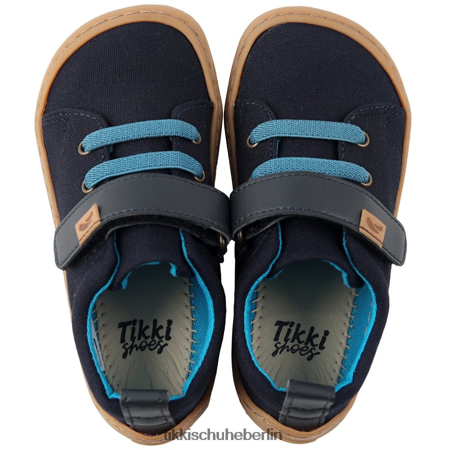 Tikki Kinder vegane Schuhe Harlekin ZX0D4D119 Schuhwerk tiefes Blau