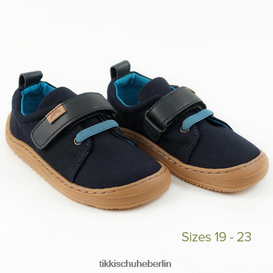 Tikki Kinder vegane Schuhe Harlekin ZX0D4D119 Schuhwerk tiefes Blau