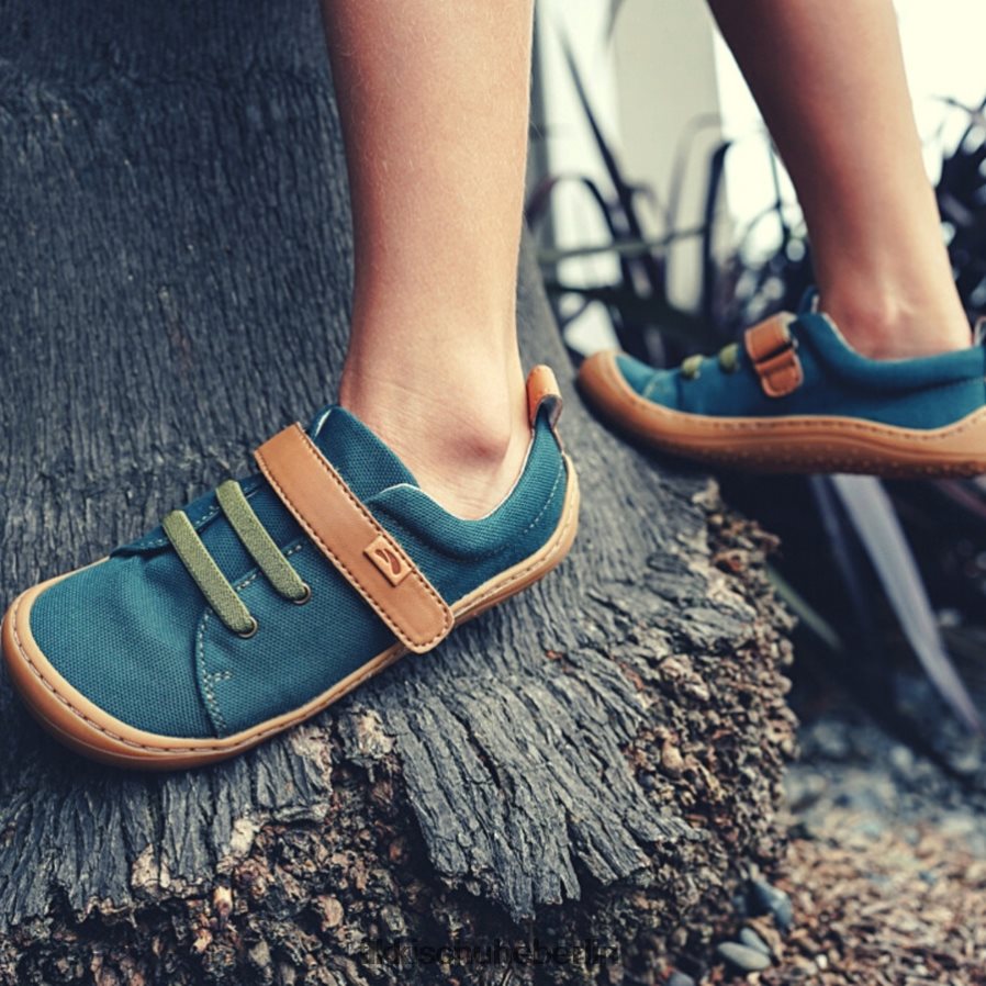 Tikki Kinder vegane Schuhe Harlekin ZX0D4D119 Schuhwerk tiefes Blau