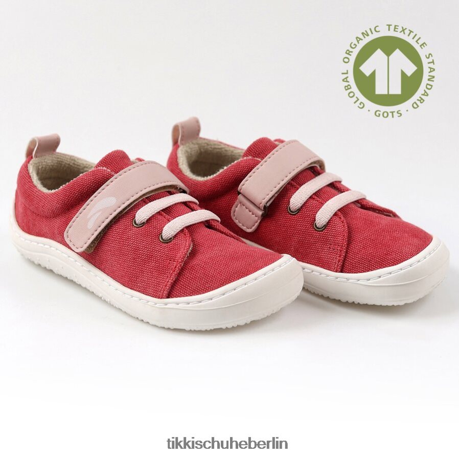 Tikki Kinder vegane Schuhe Harlekin ZX0D4D155 Schuhwerk Scharlach