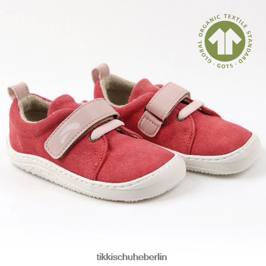 Tikki Kinder vegane Schuhe Harlekin ZX0D4D156 Schuhwerk Scharlach